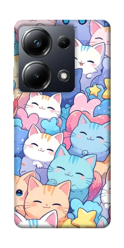 Чехол на Xiaomi Poco M6 Pro 4G Funny Kittens ver.3 фото 1 из 1