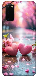 Чехол на Samsung Galaxy S20 Pink heart фото 1 из 1