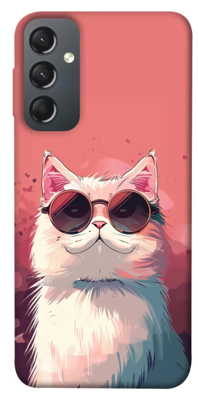 Чохол на Samsung Galaxy A24 4G Сat with glasses фото 1 з 1