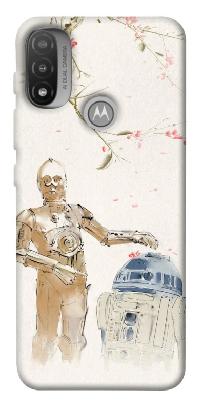 Чохол на Motorola Moto E20 Star Wars robots фото 1 з 1