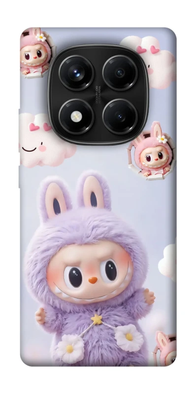 Чехол на Xiaomi Redmi Note 14 Pro 4G Labubu & clouds фото 1 из 1