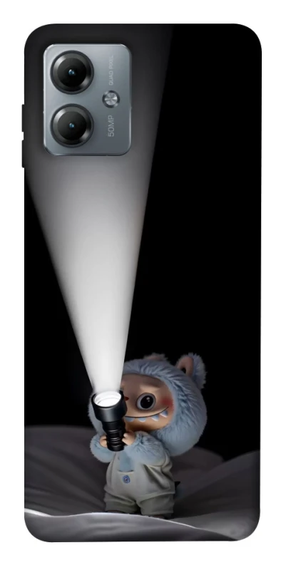 Чохол на Motorola Moto G14 Labubu with flashlight ver.3 фото 1 з 1