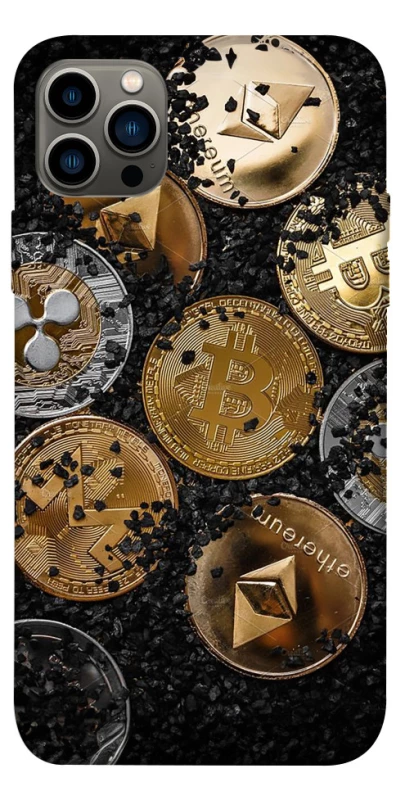 Чохол на Apple iPhone 12 Pro (6.1") Many coins v2 фото 1 з 1