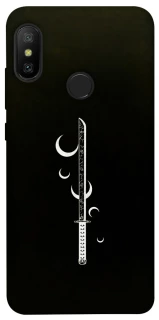 Чехол на Xiaomi Mi A2 Lite / Xiaomi Redmi 6 Pro Самурай всегда с катаной фото 1 из 1