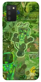 Чехол на Samsung Galaxy A03s Dandysworld tv green theme фото 1 из 1