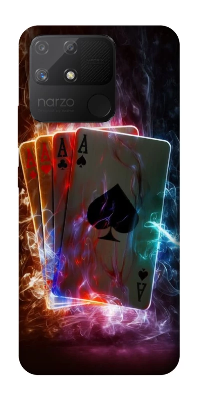 Чехол на Realme Narzo 50A Каре фото 1 из 1