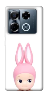 Чехол на Infinix Note 40 Pro 4G Minimal Bunny Peek фото 1 из 1