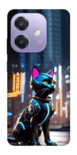 Чехол на Oppo A40m Cyber cat фото 1 из 1