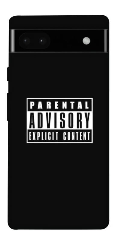 Чохол на Google Pixel 6a Parental Advisory Label фото 1 Чохол на Google Pixel 6a Parental Advisory Label фото 1 з 1