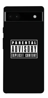 Чохол на Google Pixel 6a Parental Advisory Label фото 1 Чохол на Google Pixel 6a Parental Advisory Label фото 1 з 1