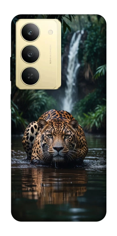 Чохол на Realme 14x Leopard in water фото 1 з 1