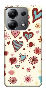 Чехол на Xiaomi Redmi Note 13 4G Pretty hearts фото 1 из 1
