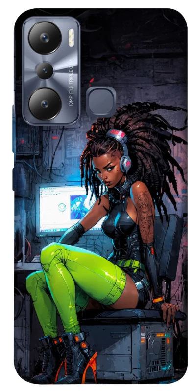 Чохол на Infinix Hot 20i Cyber girl фото 1 з 1