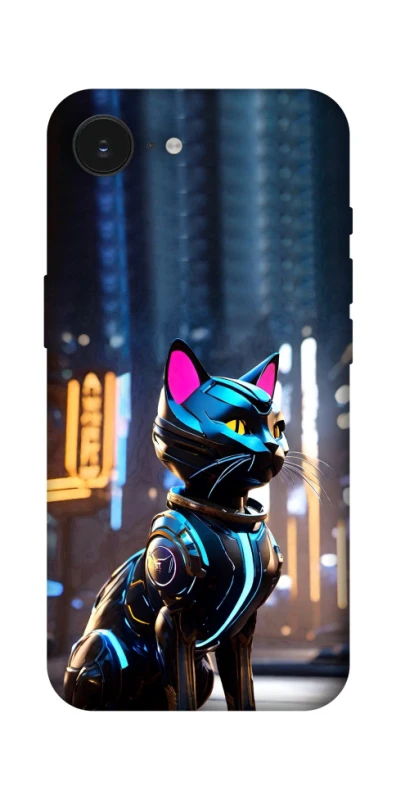 Чехол на Apple iPhone 16e (6.1") Cyber cat фото 1 из 1