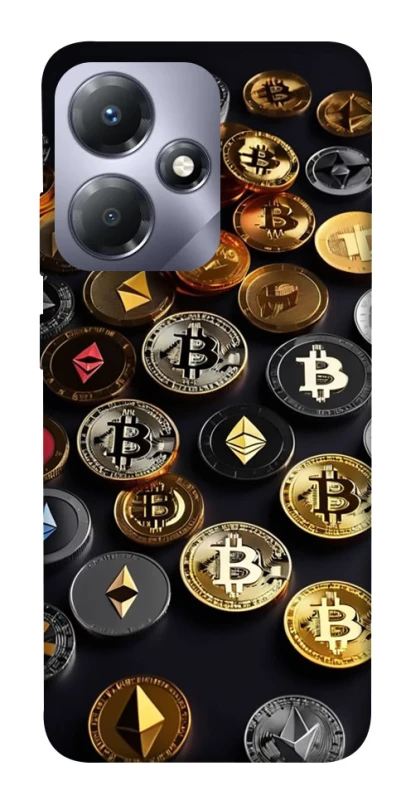 Чохол на Infinix Hot 30i Many coins фото 1 з 1