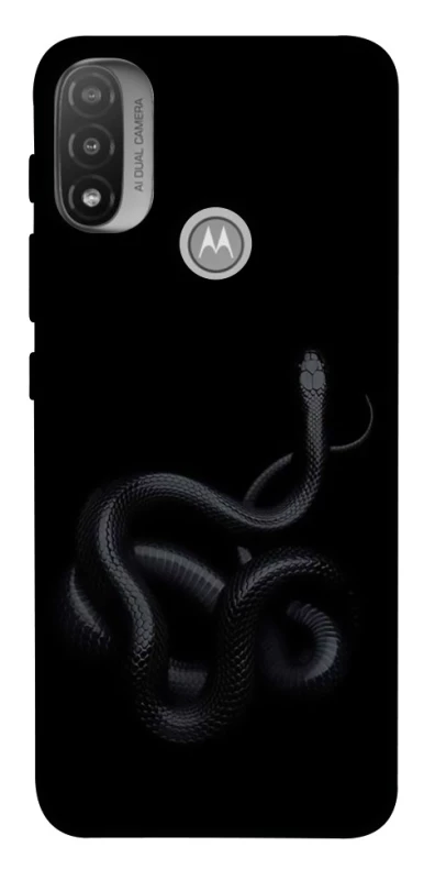 Чохол на Motorola Moto E20 Black snake фото 1 з 1