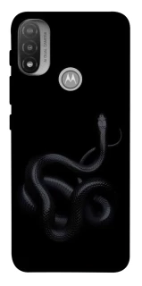 Чохол на Motorola Moto E20 Black snake фото 1 з 1