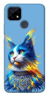 Чохол на Realme C21Y Кіт патріот фото 1 з 1