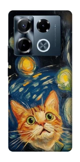 Чохол на Infinix Note 40 Pro 4G paint cat фото 1 з 1