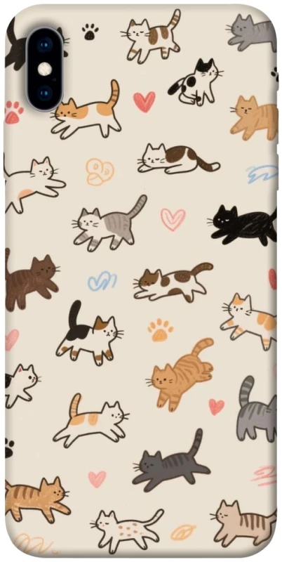 Чехол на Apple iPhone X (5.8") Cat style ver.2 фото 1 из 1