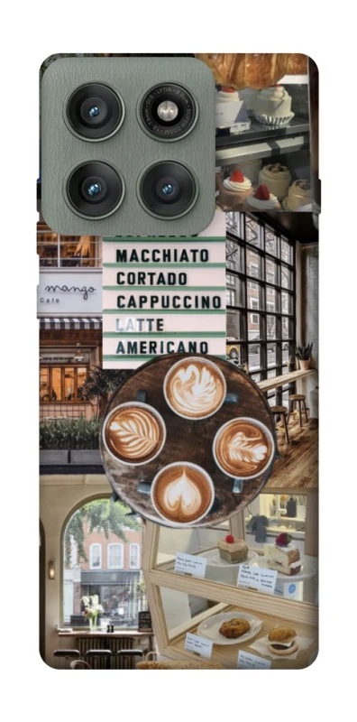 Чохол на Motorola Edge 60 Pro Coffee collage ver.5 фото 1 з 1