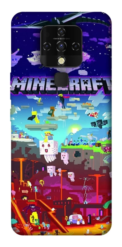 Чохол на TECNO Camon 16 SE Minecraft world фото 1 з 1