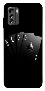 Чехол на Nokia G60 Black Cards фото 1 из 1