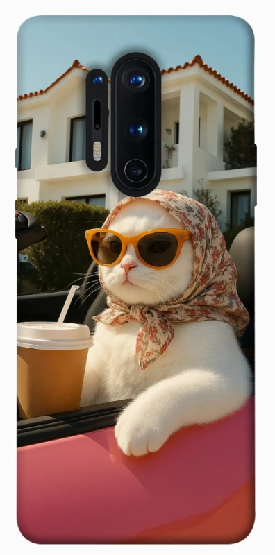 Чехол на OnePlus 8 Pro Stylish Cat Cruise фото 1 из 1