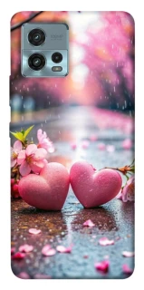 Чехол на Motorola Moto G72 Pink heart фото 1 из 1