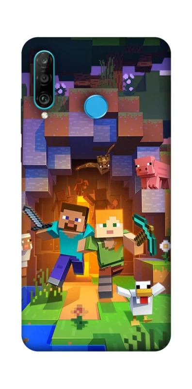 Чехол на Huawei P30 lite Minecraft game фото 1 из 1