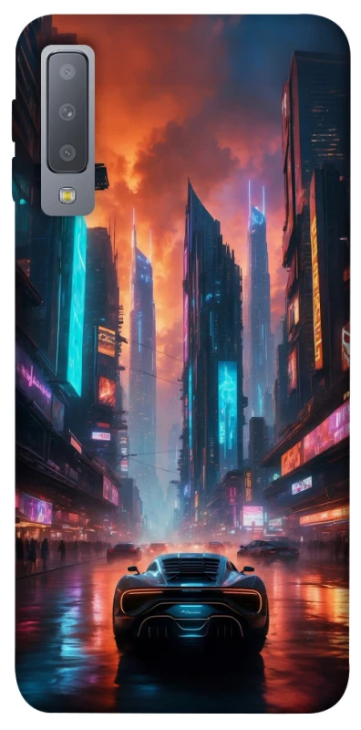 Чохол на Samsung A750 Galaxy A7 (2018) Cyber city фото 1 з 1