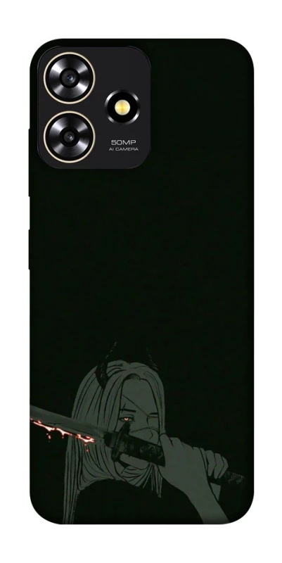 Чехол на ZTE Blade A73 4G Человек-Бензопила фото 1 из 1