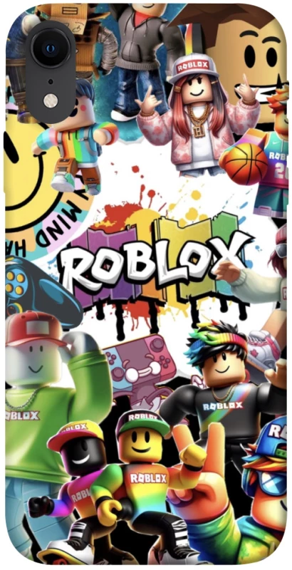 Чохол на Apple iPhone XR (6.1") Roblox Characters Collage фото 1 з 1