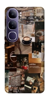 Чохол на Vivo Y300 Coffee collage ver.2 фото 1 з 1