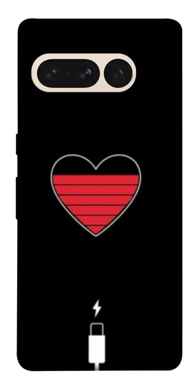 Чехол на Google Pixel 7 Pro Charge your heart фото 1 из 1
