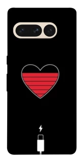 Чехол на Google Pixel 7 Pro Charge your heart фото 1 из 1