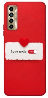 Чохол на TECNO Camon 17P Love Mode ON фото 1 з 1