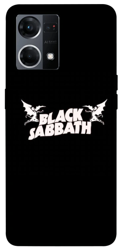 Чохол на Oppo Reno 7 4G Black Sabbath logo ver.2 фото 1 з 1