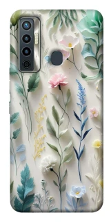 Чехол на TECNO Camon 17 Floral design ver.3 фото 1 из 1