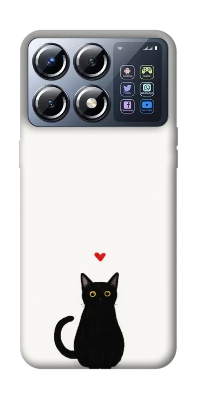 Чохол на Xiaomi POCO X8 Pro cat in love фото 1 Чохол на Xiaomi POCO X8 Pro cat in love фото 1 з 1