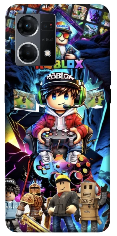 Чохол на Oppo Reno 7 4G Roblox collage ver.4 фото 1 з 1