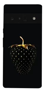 Чохол на Google Pixel 6 Pro Чорна полуниця фото 1 з 1