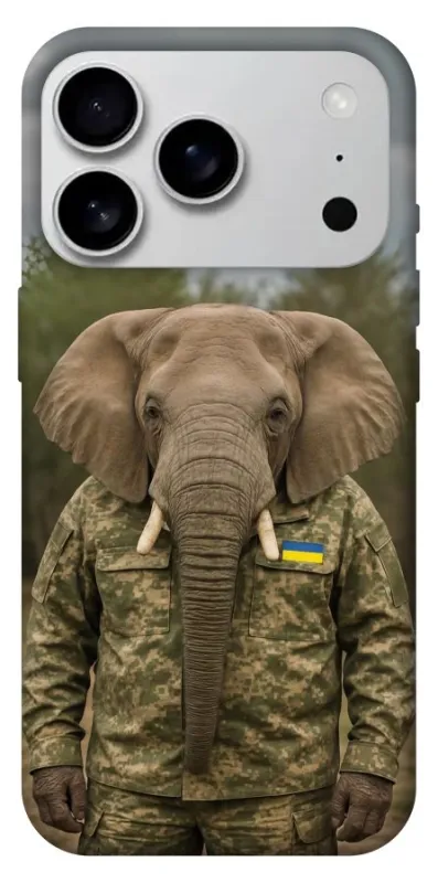 Чехол на Apple iPhone 18 Pro Max Слон защитник фото 1 из 1