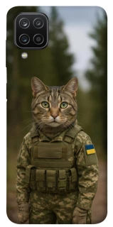 Чехол на Samsung Galaxy A12 Кот защитник фото 1 из 1