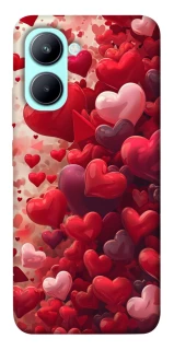 Чохол на Realme C33 Many hearts фото 1 з 1