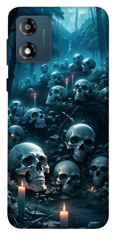 Чохол на Motorola Moto E13 Skulls v3 фото 1 з 1