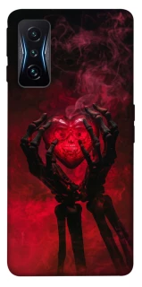 Чехол на Xiaomi Poco F4 GT Heart in the hands of a skeleton фото 1 из 1