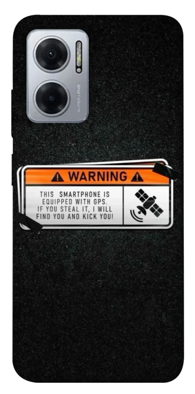 Чохол на Xiaomi Redmi Note 11E Warning фото 1 з 1