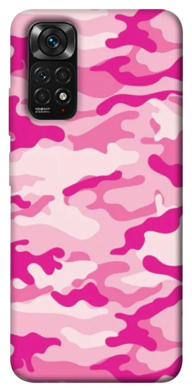 Чехол на Xiaomi Redmi Note 11 (Global) / Note 11S camouflage pink фото 1 из 1