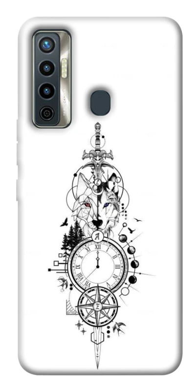 Чехол на TECNO Camon 17 Tattoo ver.8 фото 1 из 1